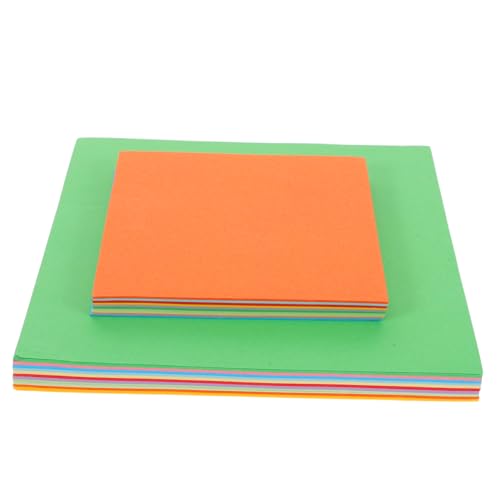 Veemoon Doppelseitiges Origami Papier Bunte Quadratische Bastelbögen Farbiges Faltpapier für DIY Kreativprojekte Motorikförderung Vielseitig für Schule und Feierlichkeiten von Veemoon