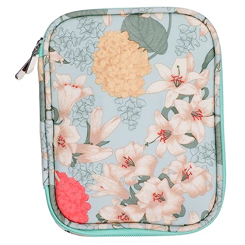 Veemoon Doppelter Reißverschluss Aufbewahrungstasche für Häkelnadeln und Zubehör Tragbare Geräumige Organizer Tasche für Strickbegeisterte und Anfänger mit Stabiler Öffnung und von Veemoon