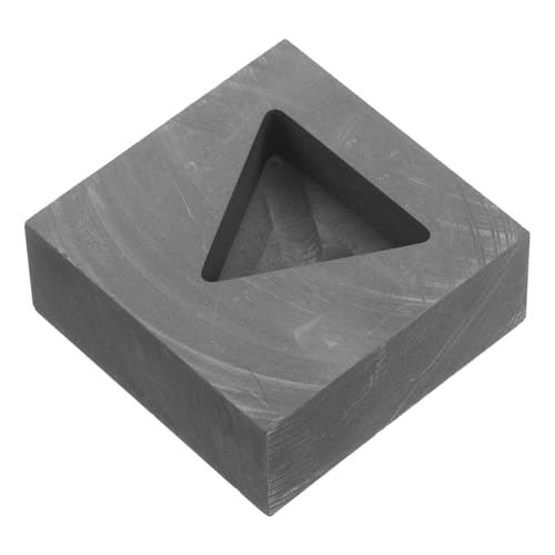 Veemoon Dreieckiger Graphit Gussform Korrosionsbeständig Langlebig für Metallgießen Geeignet für Gold und Silberschmuckherstellung zum Schmelzen und Basteln Robust und Verschleißfest Veemoon Dreieckiger Graphit Gussform Korrosionsbeständig Langlebig für Metallgießen Geeignet für Gold und Silberschmuckherstellung zum Schmelzen und Basteln Robust und Verschleißfest von Veemoon