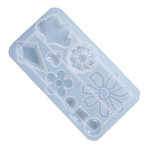 Veemoon Earring Pendant Silikonform DIY Schmuck Gießform für Kreative Ohrringe Geeignet für Epoxidharz und UV Harz für Personalisierte Anhänger und Dekoration von Veemoon