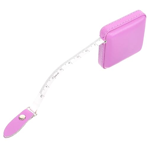 Veemoon Einstellbares Maßband für Körpermaße PU Leder Tape Measure Leicht und Tragbar für und Heimwerker Lila Flexibel und Langlebig Veemoon Einstellbares Maßband für Körpermaße PU Leder Tape Measure Leicht und Tragbar für und Heimwerker Lila Flexibel und Langlebig von Veemoon