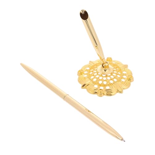 Veemoon Eleganter Metall Kugelschreiber mit Stand für Geschäftliche Stilvoller Desktop Stift für Gästebücher Hochzeiten und Büroanwendungen Langlebig und Vielseitig Einsetzbar Veemoon Eleganter Metall Kugelschreiber mit Stand für Geschäftliche Stilvoller Desktop Stift für Gästebücher Hochzeiten und Büroanwendungen Langlebig und Vielseitig Einsetzbar von Veemoon