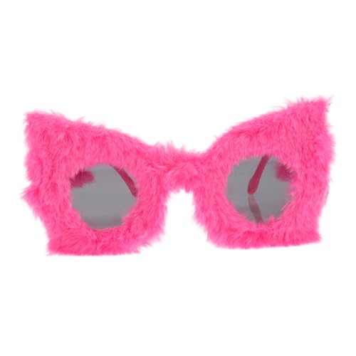 Veemoon Flauschige Sonnenbrille für Damen Herren Partybrille Knalligem Lustige Accessoires für Karneval Besondere Anlässe Robuste Bequeme Veemoon Flauschige Sonnenbrille für Damen Herren Partybrille Knalligem Lustige Accessoires für Karneval Besondere Anlässe Robuste Bequeme von Veemoon