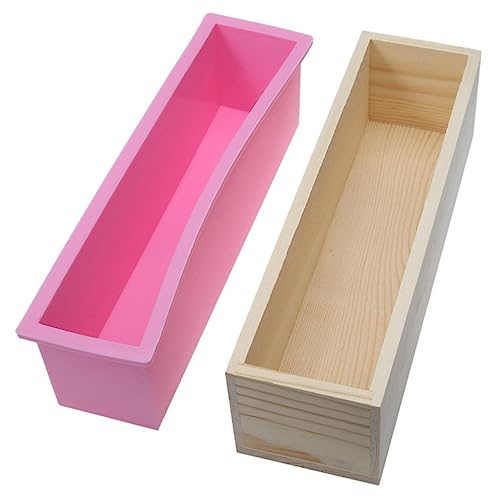 Veemoon Flexible Silikon Seifenform Mit Holzbox DIY Werkzeug Für Kuchenherstellung Zufällige Farbe Kleine Hochtemperaturbeständig Leicht Zu Reinigen Lagern Veemoon Flexible Silikon Seifenform Mit Holzbox DIY Werkzeug Für Kuchenherstellung Zufällige Farbe Kleine Hochtemperaturbeständig Leicht Zu Reinigen Lagern von Veemoon