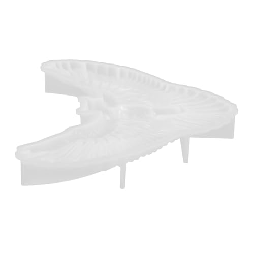 Veemoon Flexible Silikonform Eule DIY Gießform für Epoxidharz Halbrunde Dekoform Weiß Flexibel Leicht zu Reinigen Geeignet für Heimdekoration und Bastelprojekte von Veemoon
