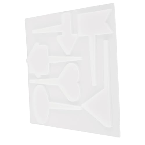 Veemoon Flexible Silikonform für DIY Pflanzenschilder Gießform aus Epoxidharz Silikonform für Gartenpflanzen Bastelprojekte mit Klarer Textur und Einfacher Entformung von Veemoon