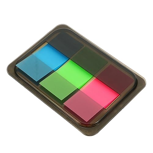 Veemoon Fluoreszierende Selbstklebende Notizen Boxen Praktische Memo Pads Verschiedenen für Notizen Lesezeichen und Memos Leicht Abziehbar Hochwertigem von Veemoon
