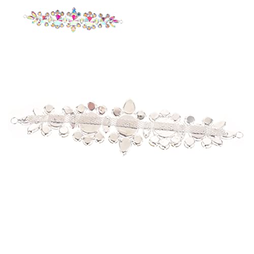 Veemoon Glänzender Strass Applikat Gürtel für Brautmode Dekorative Patches für Hochzeit Kleidung Taschen DIY Lösungen Exquisite Handwerkskunst Perfektes Accessoire Veemoon Glänzender Strass Applikat Gürtel für Brautmode Dekorative Patches für Hochzeit Kleidung Taschen DIY Lösungen Exquisite Handwerkskunst Perfektes Accessoire von Veemoon