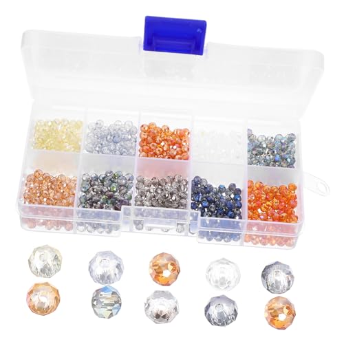 Veemoon Glasperlen Für Schmuckherstellung Kristallgelbe DIY Spacer Beads Für Halsketten Und Armbänder Für Bastelprojekte Veemoon Glasperlen Für Schmuckherstellung Kristallgelbe DIY Spacer Beads Für Halsketten Und Armbänder Für Bastelprojekte von Veemoon