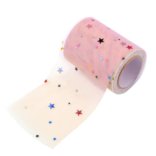 Veemoon Glitzernder Regenbogen Tüllstoff mit Sternen Pailletten Bunter Dekostoff für Hochzeit Party und Modische Tischläufer DIY Accessoires Veemoon Glitzernder Regenbogen Tüllstoff mit Sternen Pailletten Bunter Dekostoff für Hochzeit Party und Modische Tischläufer DIY Accessoires von Veemoon