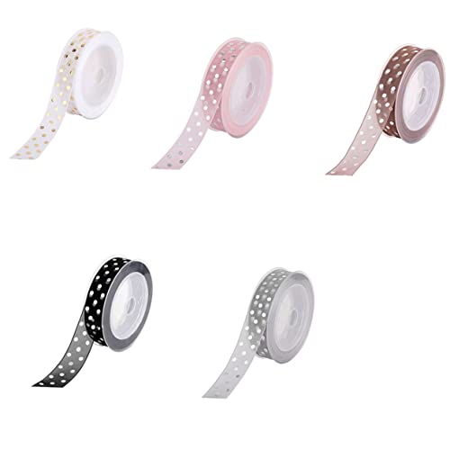 Veemoon Glitzerndes Geschenkband Hot Stamping mit Silbernen Punkten Polyester Schleifenband für Party DIY Dekoration Geschenkanhänger Verpackung Festlich Weiß silber Veemoon Glitzerndes Geschenkband Hot Stamping mit Silbernen Punkten Polyester Schleifenband für Party DIY Dekoration Geschenkanhänger Verpackung Festlich Weiß silber von Veemoon