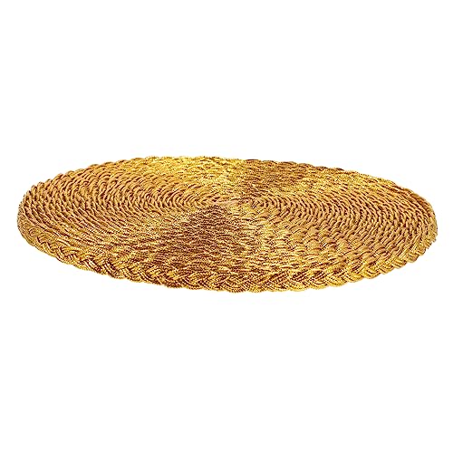Veemoon Goldene Spitzenborte für DIY Projekte Geflochtene Kleidungstrim für Vorhänge Dekoration und Accessoires Vielseitige Anwendung für Kleidung Tischdecken und Mehr von Veemoon