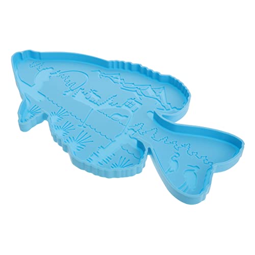 Veemoon Goldfischwandanhängerform UV Handwerk für Schlüssel Skulptur Wanddekoration Schimmel Tierformen aus Harz Muschelform Form aus Epoxidharz Desktop-Silikonform Kieselgel Blau Veemoon Goldfischwandanhängerform UV Handwerk für Schlüssel Skulptur Wanddekoration Schimmel Tierformen aus Harz Muschelform Form aus Epoxidharz Desktop-Silikonform Kieselgel Blau von Veemoon