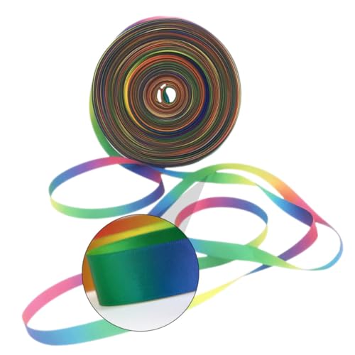 Veemoon Gradient Farbverlauf Geschenkband Doppelseitig Farbenfrohes DIY Seidenband für Geschenkverpackung Kuchen Blumen Basteln und Festdekoration Veemoon Gradient Farbverlauf Geschenkband Doppelseitig Farbenfrohes DIY Seidenband für Geschenkverpackung Kuchen Blumen Basteln und Festdekoration von Veemoon
