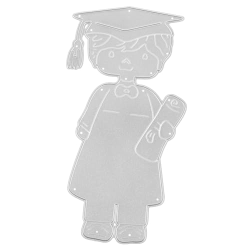 Veemoon Graduation Metal Cutting Die DIY Stencil For Card Making Scrapbooking Embossing Folder Practical Craft Template For Graduation Party Designs von Veemoon