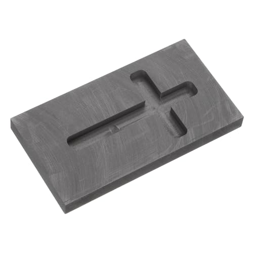 Veemoon Graphitform für Metallguss Hochtemperatur Schmelzform für Gold Silber Kreuzform Langlebig und Vielseitig Einsetzbar für DIY Projekte Veemoon Graphitform für Metallguss Hochtemperatur Schmelzform für Gold Silber Kreuzform Langlebig und Vielseitig Einsetzbar für DIY Projekte von Veemoon