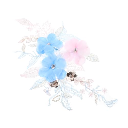 Veemoon Große Blume Applique Stickerei Patch für Kleidung Hochzeitskleid DIY Dekoration für Jeans Taschen und Mehr Einfach Anzuwenden Kreativ Gestalten Veemoon Große Blume Applique Stickerei Patch für Kleidung Hochzeitskleid DIY Dekoration für Jeans Taschen und Mehr Einfach Anzuwenden Kreativ Gestalten von Veemoon