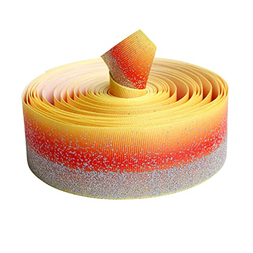 Veemoon Gurtband Mit Farbverlauf Nähen Ripsband Haarbänder Hochzeitsband Wickeln Haarband Dünnes Band Grosgrain Ribbon Schleife Dekoration Farbverlaufsbänder Breit Wickelband Orange von Veemoon