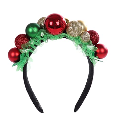 Veemoon Haarreif Weihnachten Für Damen Mit Weihnachtskugeln Und Glocken – Festlicher Kopfschmuck Für Erwachsene - Elch-Haarreifen Ideal Für Weihnachtsfeiern Und Silvesterpartys Veemoon Haarreif Weihnachten Für Damen Mit Weihnachtskugeln Und Glocken – Festlicher Kopfschmuck Für Erwachsene - Elch-Haarreifen Ideal Für Weihnachtsfeiern Und Silvesterpartys von Veemoon