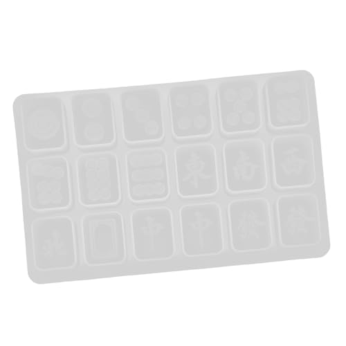 Veemoon Handgefertigte Silikon Mahjong Mould für DIY Epoxidharz Wiederverwendbar Flexibel Robust Kompakt Geeignet für Individuelles Chinesisches Fluchtspiel Langlebiges Bastelwerkzeug Veemoon Handgefertigte Silikon Mahjong Mould für DIY Epoxidharz Wiederverwendbar Flexibel Robust Kompakt Geeignet für Individuelles Chinesisches Fluchtspiel Langlebiges Bastelwerkzeug von Veemoon