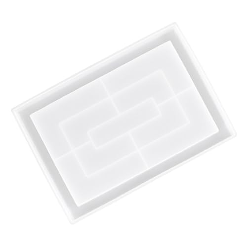 Veemoon Handgefertigte Silikonform für Epoxidharz DIY Langlebiges Silikonmaterial Vielseitige Gießform für Blumenhalter Obsttablett Servierteller für Kreative Bastelprojekte von Veemoon