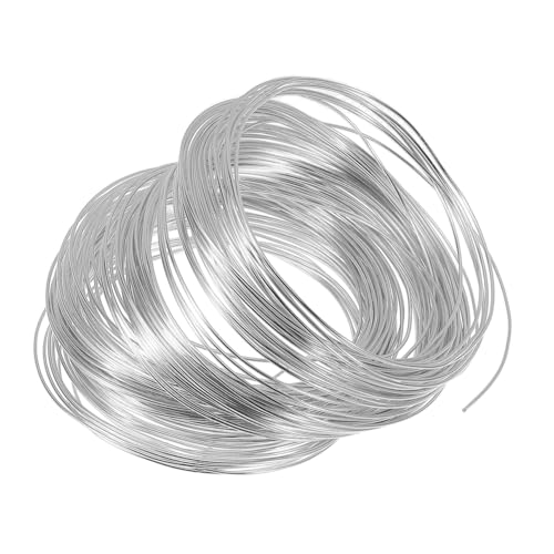Veemoon Handgefertigter Aluminiumdraht Draht für Weihnachtsschmuck flacher Metalldraht Ornamentdraht Flachdraht Armbanddraht zur Schmuckherstellung Schmuck Draht Silver Veemoon Handgefertigter Aluminiumdraht Draht für Weihnachtsschmuck flacher Metalldraht Ornamentdraht Flachdraht Armbanddraht zur Schmuckherstellung Schmuck Draht Silver von Veemoon