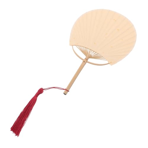 Veemoon Handgefertigter Bambus Windfächer mit Quaste Doppelseitig Bemalbarer Diy Mini Fächer im Japanischen Stil Nachhaltiger Kühlventilator für Hochzeit Party Heimdekoration Beige Veemoon Handgefertigter Bambus Windfächer mit Quaste Doppelseitig Bemalbarer Diy Mini Fächer im Japanischen Stil Nachhaltiger Kühlventilator für Hochzeit Party Heimdekoration Beige von Veemoon