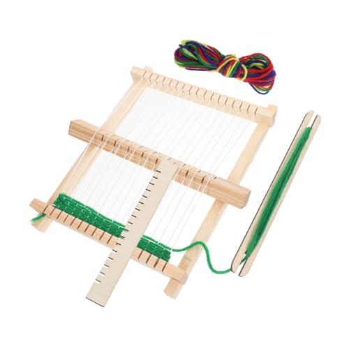 Veemoon Handgefertigter Webstuhl Holzrahmen DIY Strickmaschine für Anfänger Webgerät Lustiger Webrahmen für Erwachsene zum Handarbeiten und Lernen Veemoon Handgefertigter Webstuhl Holzrahmen DIY Strickmaschine für Anfänger Webgerät Lustiger Webrahmen für Erwachsene zum Handarbeiten und Lernen von Veemoon