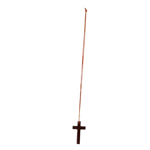Veemoon Handgefertigtes Holz Kreuz als Auto Rückspiegel Anhänger Minimalistisches Religiöses Auto Stilvolles Hängendes Kreuz Vielseitiges Fahrzeug Innenraum Zubehör Symbol Glaubens von Veemoon