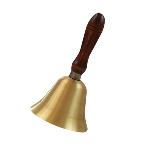 Veemoon Handglocke mit Holzgriff Dekorative Metallglocke für Partygeschenke und Meditation Klarer Tragbar und Langlebig Stilvolles Design für Festliche Anlässe Veemoon Handglocke mit Holzgriff Dekorative Metallglocke für Partygeschenke und Meditation Klarer Tragbar und Langlebig Stilvolles Design für Festliche Anlässe von Veemoon