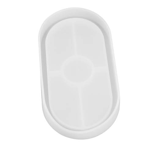 Veemoon Harz Tablettformen Ovale Epoxidharz Gussformen Multifunktionale Silikonformen für Schmuck Untersetzer und Dekorative Tabletts für Heim und Büro von Veemoon