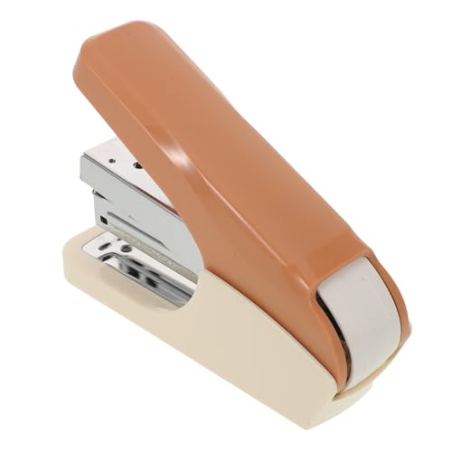 Veemoon Heavy Duty Single Finger Binding Stapler Robuster Desktop Hefter aus Abs und Eisen Komfortabel und Leicht für Schule und Büro Sicheres Binden Dicker Bücher und Großer Papierstapel von Veemoon
