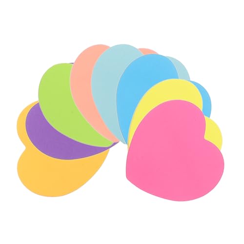 Veemoon Herzförmige Haftnotizen Bunte Memo Pads Selbstklebend Wiederablösbar Für Büro Schule Zuhause Notizzettel Praktisch Tragbar Veemoon Herzförmige Haftnotizen Bunte Memo Pads Selbstklebend Wiederablösbar Für Büro Schule Zuhause Notizzettel Praktisch Tragbar von Veemoon