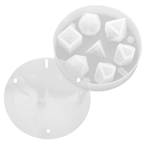 Veemoon Hitzebeständiges Silikon Gießform Polyeder Würfelform Präzise Kanten für DIY Würfelherstellung Handgemachte Spielsteine Geeignet für Tabletop Spiele und Schmuckgestaltung Veemoon Hitzebeständiges Silikon Gießform Polyeder Würfelform Präzise Kanten für DIY Würfelherstellung Handgemachte Spielsteine Geeignet für Tabletop Spiele und Schmuckgestaltung von Veemoon