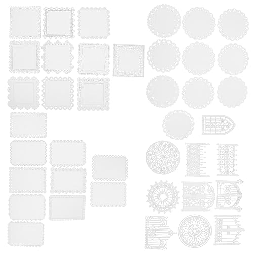 Veemoon Hollow Lace Paper Scrapbook Dekorationsmaterial DIY Kunsthandwerk Papier für Scrapbooking Journaling und Kreative Bastelprojekte von Veemoon