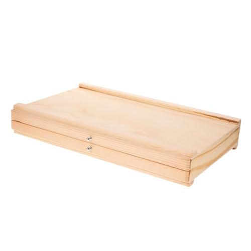 Veemoon Holz Pinselhalter Aufbewahrungsbox Doppelschichtige Kunstbedarf Box mit Multischubladen für Skizzieren im Freien Praktische Holz Künstlerbedarf Aufbewahrungslösung Veemoon Holz Pinselhalter Aufbewahrungsbox Doppelschichtige Kunstbedarf Box mit Multischubladen für Skizzieren im Freien Praktische Holz Künstlerbedarf Aufbewahrungslösung von Veemoon