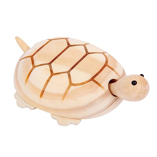 Veemoon Holz Schildkröte Handgefertigtes Dekorationsobjekt Natürliche Holzverarbeitung Tierisches Holzornament Für Kinderzimmer Dekoration von Veemoon