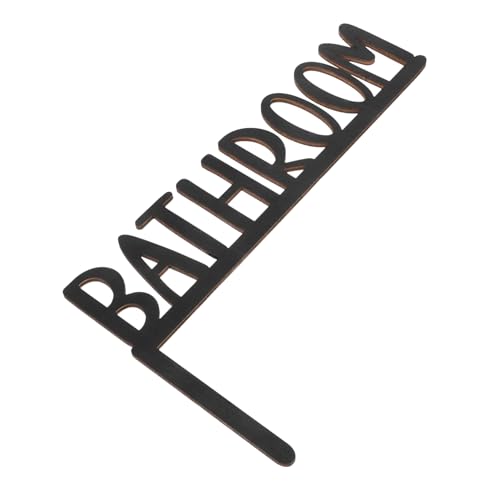 Veemoon Holz Türdekoration für Badezimmer Lustiges Buchstaben Schild für Toiletten Stilvolle Wandkunst für Dekoration Geeignet für Moderne und Rustikale Badezimmer Veemoon Holz Türdekoration für Badezimmer Lustiges Buchstaben Schild für Toiletten Stilvolle Wandkunst für Dekoration Geeignet für Moderne und Rustikale Badezimmer von Veemoon