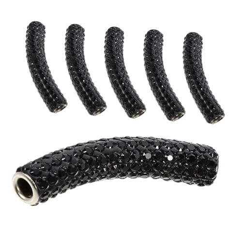 Veemoon Jewelry Making Noodle Tube Spacer Beads Glitzernde Metallperlen für Diy Projekte Große Bohrung Installieren für Schmuckherstellung Veemoon Jewelry Making Noodle Tube Spacer Beads Glitzernde Metallperlen für Diy Projekte Große Bohrung Installieren für Schmuckherstellung von Veemoon
