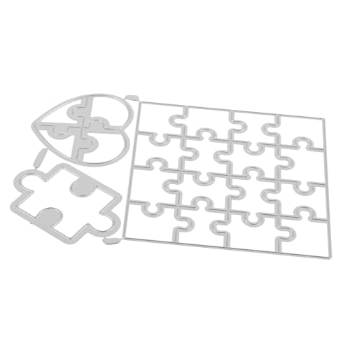 Veemoon Jigsaw sterben handarbeit prägung Rahmen Stanzformen Herstellung Schneiden Cutter Scrapbooking Stanzformen für Papierhandwerk DIY handwerk stanzschablone Kohlenstoffstahl Silver Veemoon Jigsaw sterben handarbeit prägung Rahmen Stanzformen Herstellung Schneiden Cutter Scrapbooking Stanzformen für Papierhandwerk DIY handwerk stanzschablone Kohlenstoffstahl Silver von Veemoon
