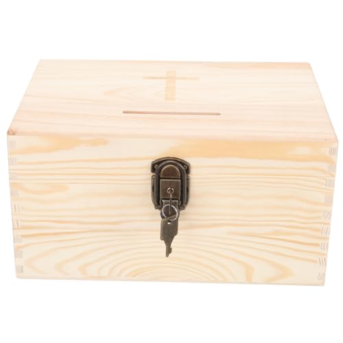 Veemoon Kasten Spendenbox sperren Verriegelung Schreibtisch-Sammelkoffer sparen tragbar mit vorratsschrank lagerschrank schließfächer Gothic- - Inhaber von Lottoscheinen hölzern Veemoon Kasten Spendenbox sperren Verriegelung Schreibtisch-Sammelkoffer sparen tragbar mit vorratsschrank lagerschrank schließfächer Gothic- - Inhaber von Lottoscheinen hölzern von Veemoon
