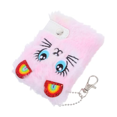 Veemoon Kawaii Handbuch für Kreative Schüler Tragbares Scrapbook mit Weichem Plüsch für Tägliches Schreiben und Diy Projekte Pastellfarben von Veemoon