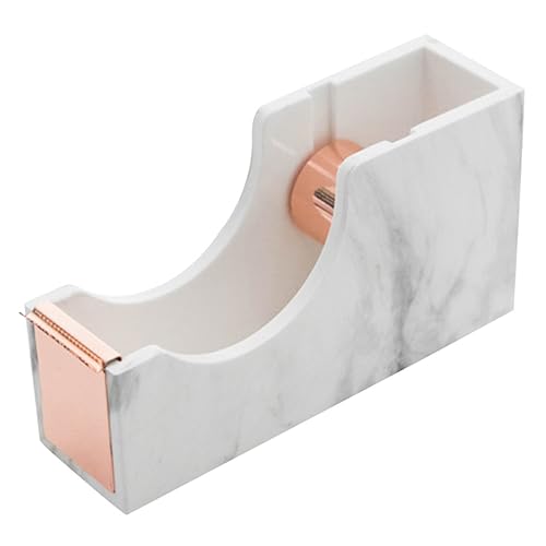 Veemoon Klebeband Abroller aus Marmor im Modernen Roségold Tragbarer Klebebandspender für Schule Büro und Zuhause Praktischer Tape Dispenser für und Bastelprojekte Veemoon Klebeband Abroller aus Marmor im Modernen Roségold Tragbarer Klebebandspender für Schule Büro und Zuhause Praktischer Tape Dispenser für und Bastelprojekte von Veemoon