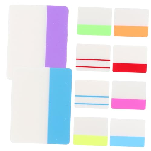 Veemoon Kleine Durchsichtige Memo Pads Wiederverwendbare Haftnotizen Starke Selbstklebestreifen für Schule und Büro für Notizen Pläne und Erinnerungen von Veemoon
