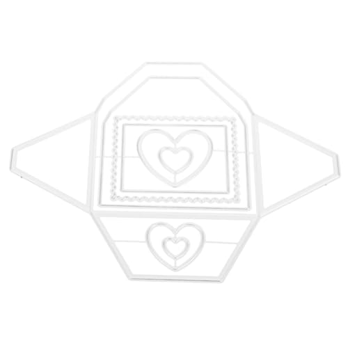 Veemoon Kleine Herz Stanzform Kohlenstoffstahl für DIY Karten Scrapbooking und Dekoration für Bastelarbeiten und und Langlebig von Veemoon