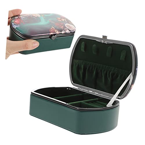 Veemoon Kleine Schmuckaufbewahrungsbox für Reisen Schmuckorganizer für Damen Schmuckschatulle für Ringe Ohrringe für Unterwegs zu Hause Veemoon Kleine Schmuckaufbewahrungsbox für Reisen Schmuckorganizer für Damen Schmuckschatulle für Ringe Ohrringe für Unterwegs zu Hause von Veemoon