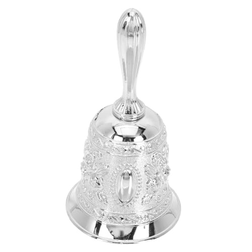 Veemoon Kleine Zinklegierung Glocke Multifunktionale Handglocke für Dekoration Schule und Restaurant Exquisites Design Langlebig und Rostbeständig Partys von Veemoon