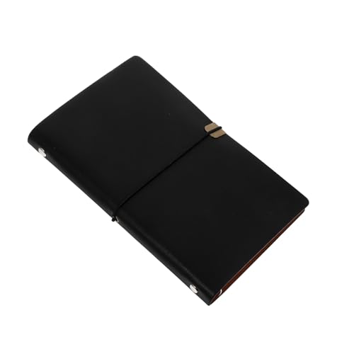 Veemoon Kleines Notizbuch mit Weicher PU Lederrücken Nachfüllbar Tragbar für Büro Studium und Reisen Elegantes Business Notizheft für Tägliche Planung und Notizen von Veemoon