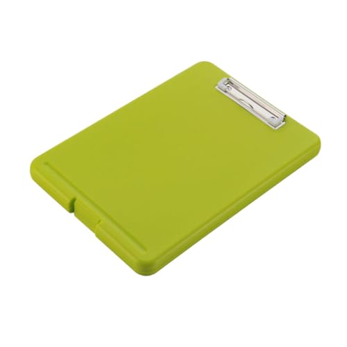 Veemoon Klemmbrettmappe aus Kunststoff Leichtes Clipboard mit Schreibunterlage und Memo clip für Schule Büro und Zuhause Dokumentenhalter mit Glatter Oberfläche und Abgerundeten Ecken von Veemoon