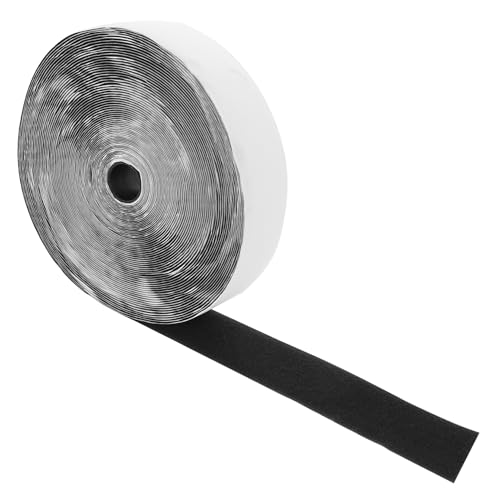Veemoon Klettband Selbstklebend Breit Schwarzes Nylon Haken und Flauschband Vielseitiges Klettverschlussband für Teppich Sofa Wandbefestigung Rutschfest und Wiederverwendbar von Veemoon